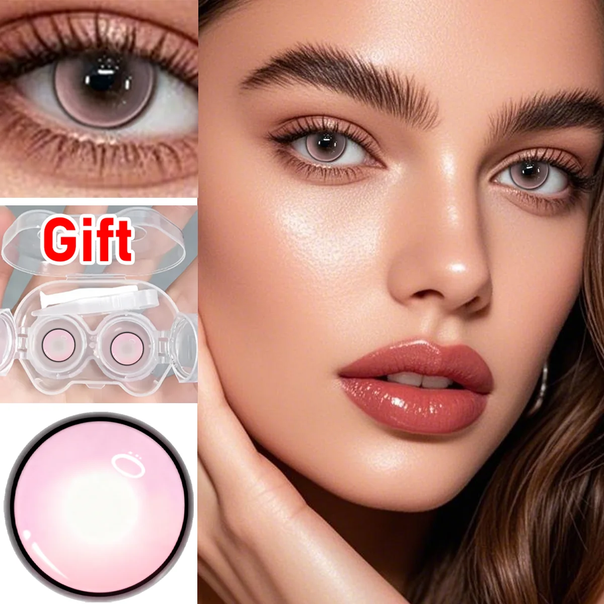 Blush Doll Pink colored contact lens gift product image
