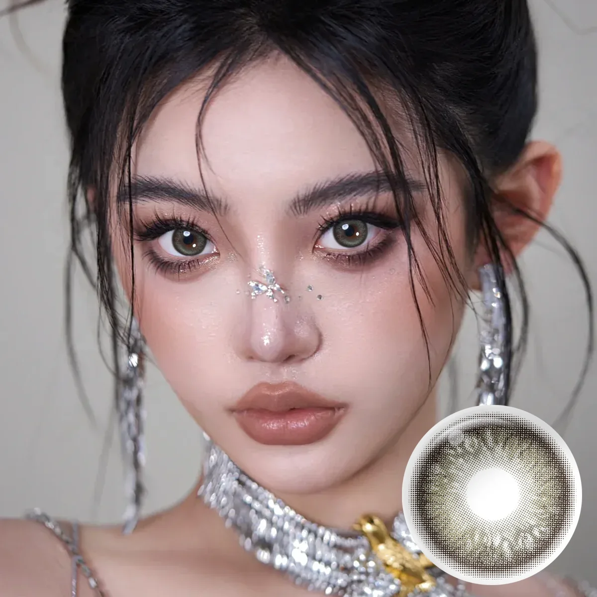 Doll Smoke Gray colored contacts