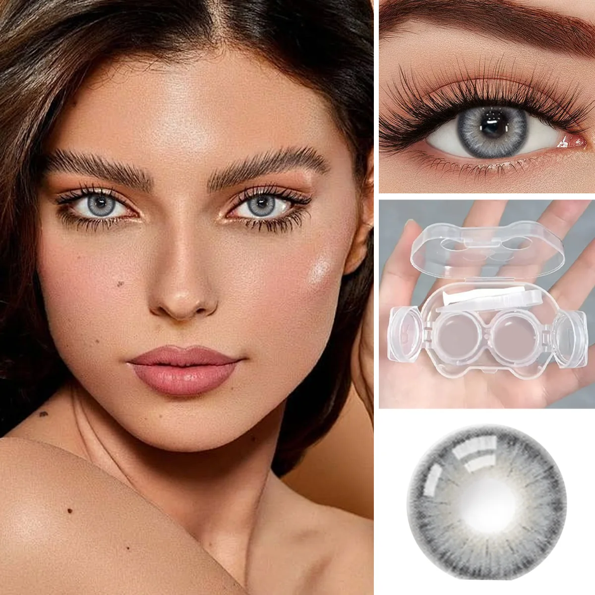 Silver Charm Gray colored contacts